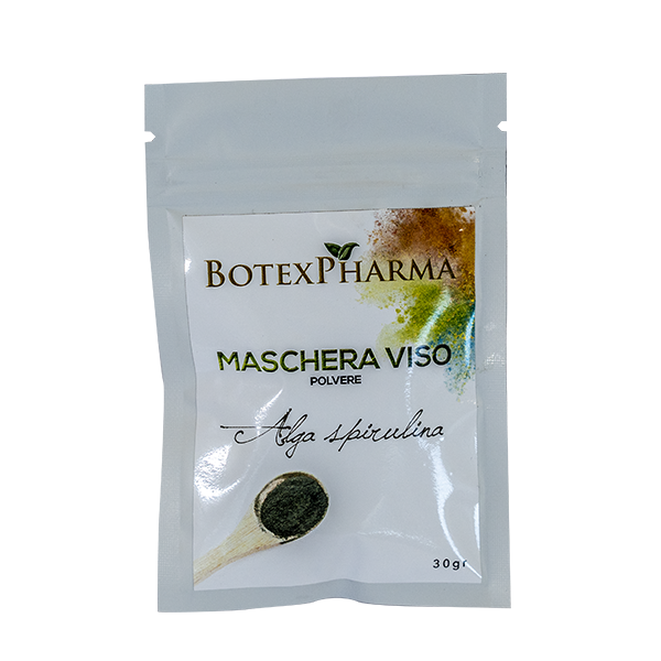 Maschera all'alga spirulina